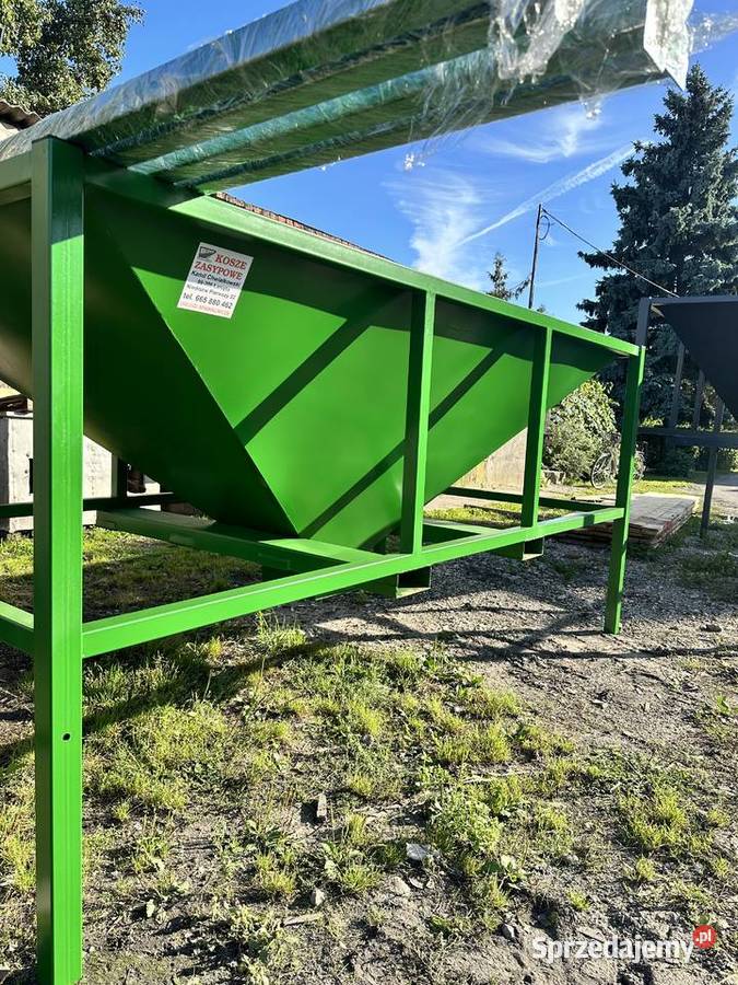 Zasobnik kosz zasypowy bufor 15 m3 Łanięta