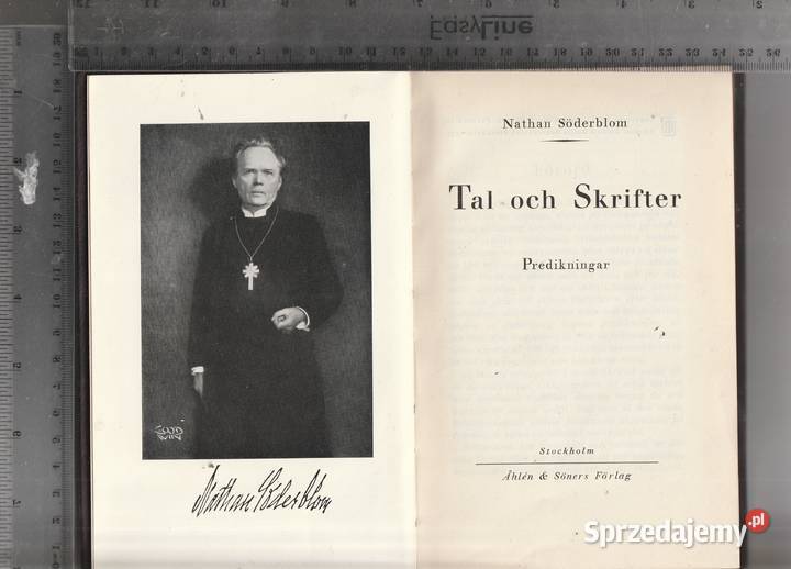 Nathan Sderblom Przemówienia pisma kazania Pruszków