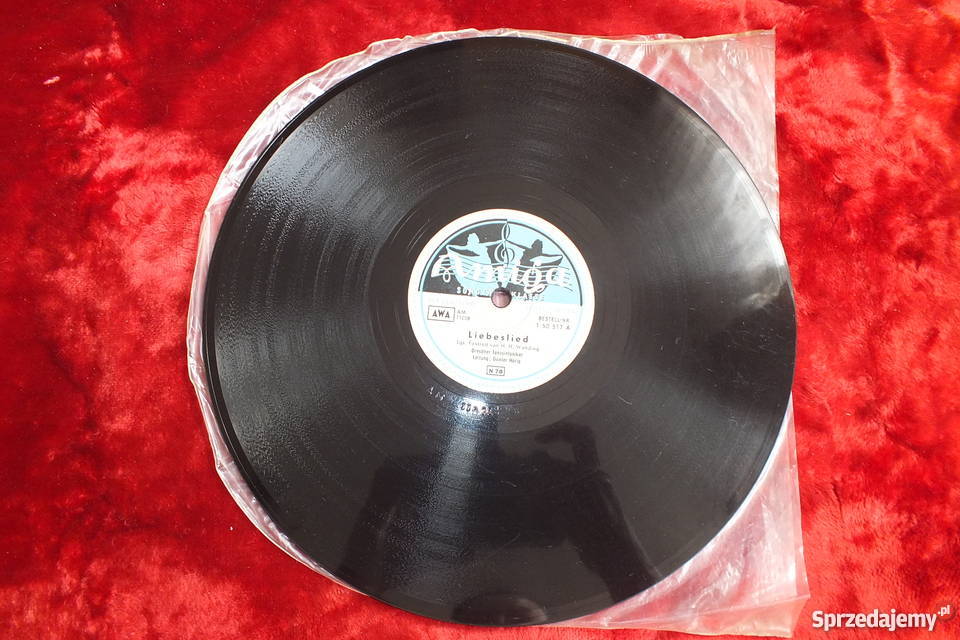 Płyta winylowa szelakowa niemiecka gruba ciężka Żary