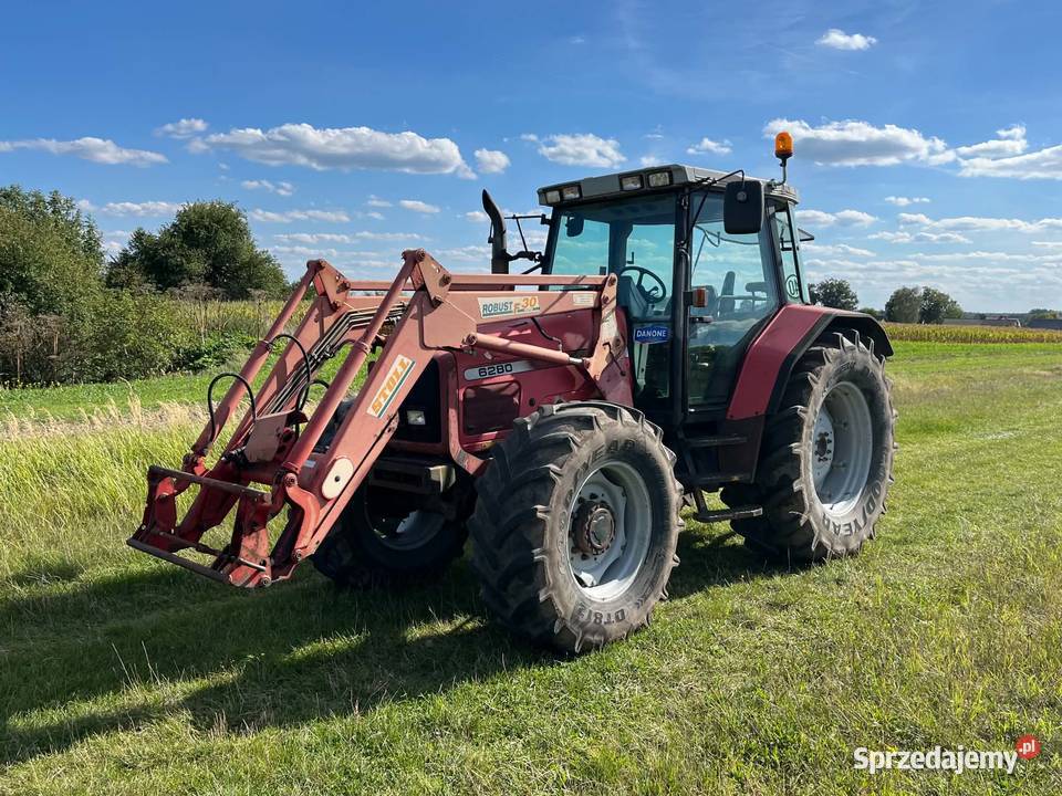 Massey Ferguson 6280 z ładowaczem pneumatyka Koniecpol