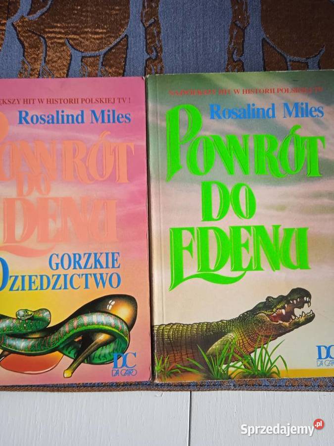 POWRÓT DO EDENU dwa tomy Rosalind Miles Piła sprzedam