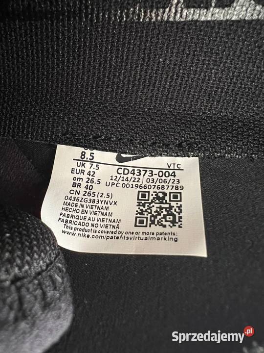 Buty Nike React Vision Black rozmiar 3645 Warszawa sprzedam