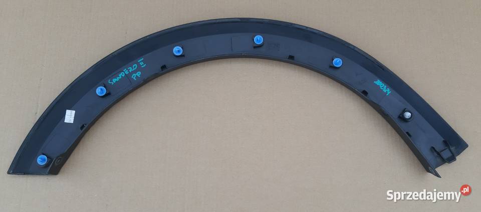 DACIA SANDERO II LISTWA NAKŁADKA BŁOTNIKA PRAWY Bieleń