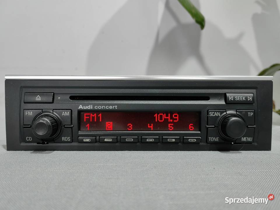 Radio Concert Audi A4 B6 B7 Kod KLUCZE Instr Częstochowa