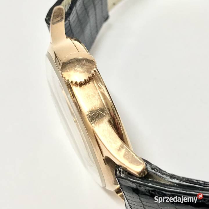 POBIEDA Złoty zegarek męski 585 14K pasek mazowieckie Warszawa