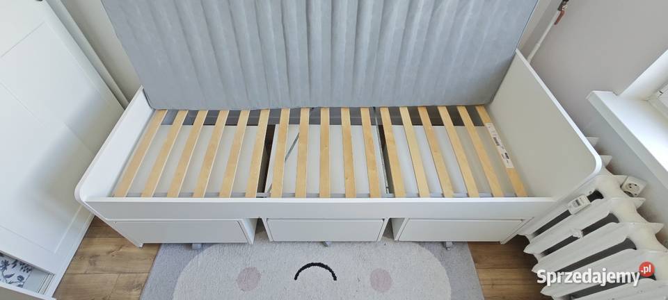 Łóżko Ikea Slkt 3 półki na kółkach na pościel Czeladź sprzedam