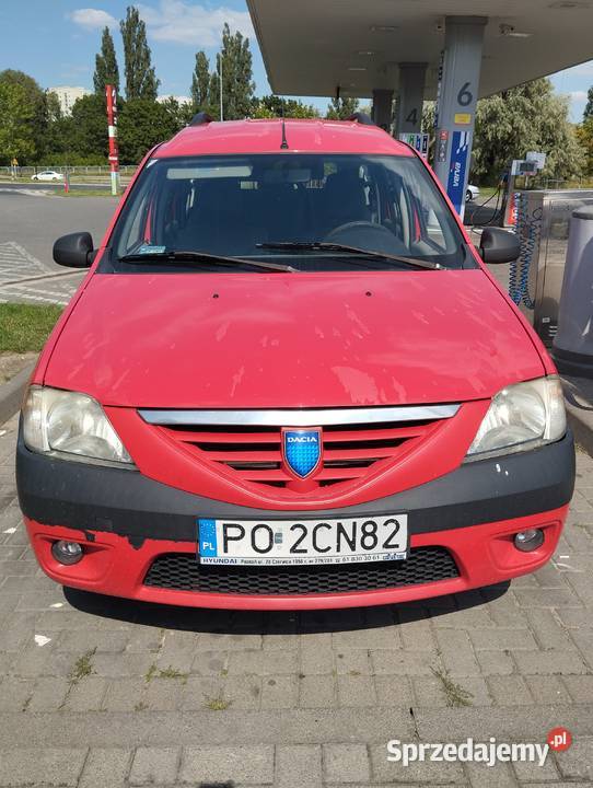 Dacia Logan 16 16v benzyna 7 osob klima faktury Poznań