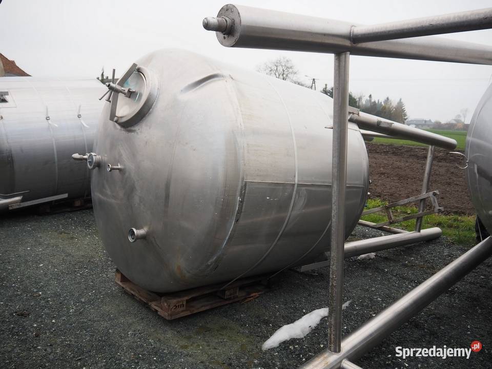 LEUSHUIS 5000L Pionowy zbiornik procesowy Krotoszyn