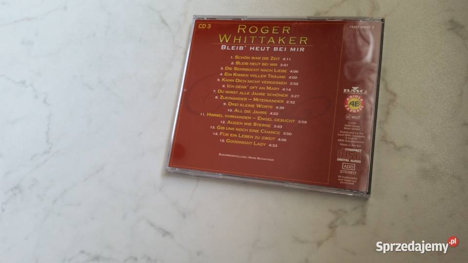 ROGER WHITTAKER Danke Deutschland 2011 Sony Puławy