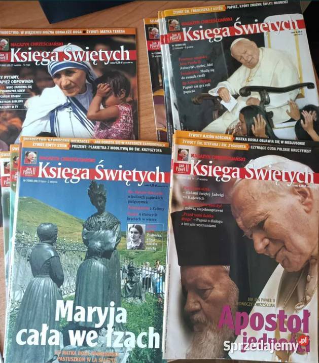 Księga świętych Jan Paweł II Cuda Jana Pawła II Wolsztyn sprzedam