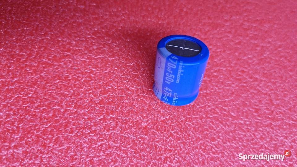Kondensator Nichicon 470uF 50V 125 LL 10 Części i akcesoria