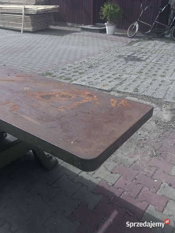 Zabytkowa wyrówniarka strugarka F Kiessling Co opolskie Olesno