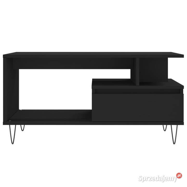 Stolik kawowy czarny 90x49x45 materiał Stoły Warszawa sprzedam