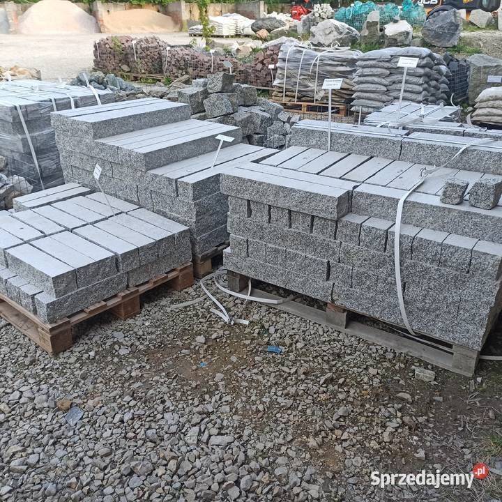 Palisada Granitowa Opornik Kamień Murowy Grys