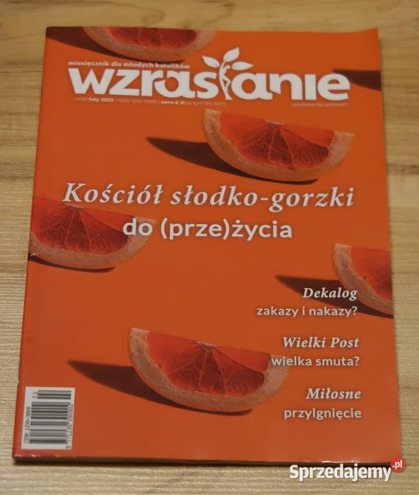 miesięcznik młodych katolików pt WZRASTANIE luty miękka Siedlce sprzedam