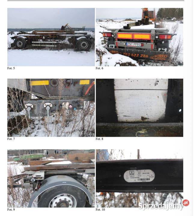 Syndyk sprzeda przyczepę Kogel Bolewice