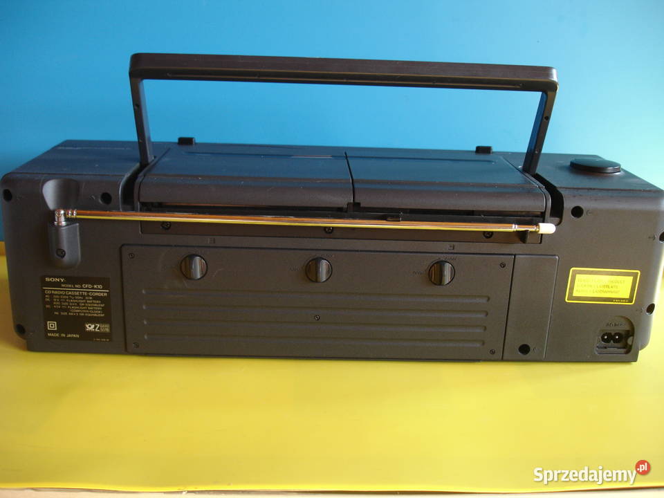 Radiomagnetofon z CD SONY CFDK10 lubuskie Zielona Góra