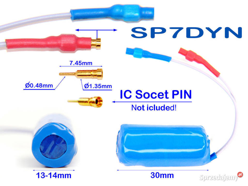 Bateria GPS Dyktafon mp3 mp4 LiPol 37V 300mAh Ozorków
