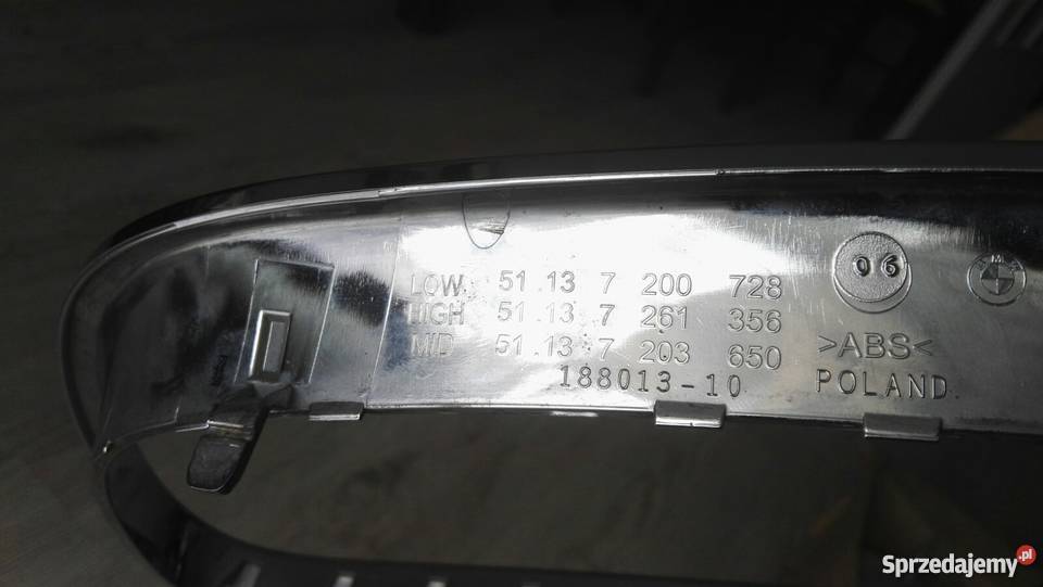 BMW 5 F10 F11 09 CHROM NERKI GRILL LEWY PRAWY Międzychód
