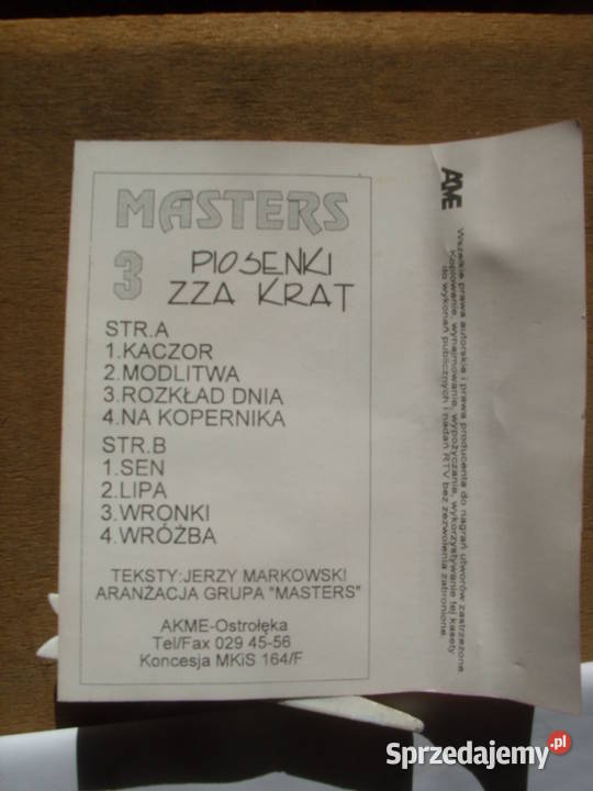 Pop kas Masters Piosenki zza krat 3 dolnośląskie Wołów