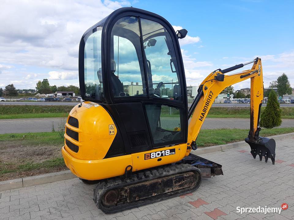 JCB 8018 CTS 2015r 2200mth GWARANCJA LEASING Gniezno