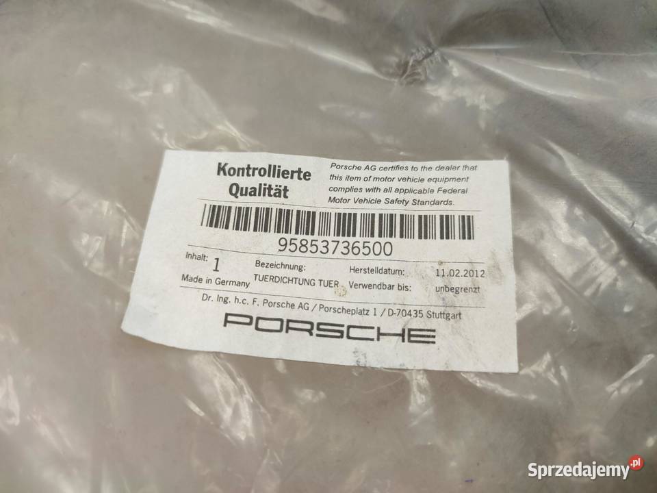 USZCZELKA DRZWI P L PRZÓD PORSCHE CAYENNE 958 lubelskie sprzedam