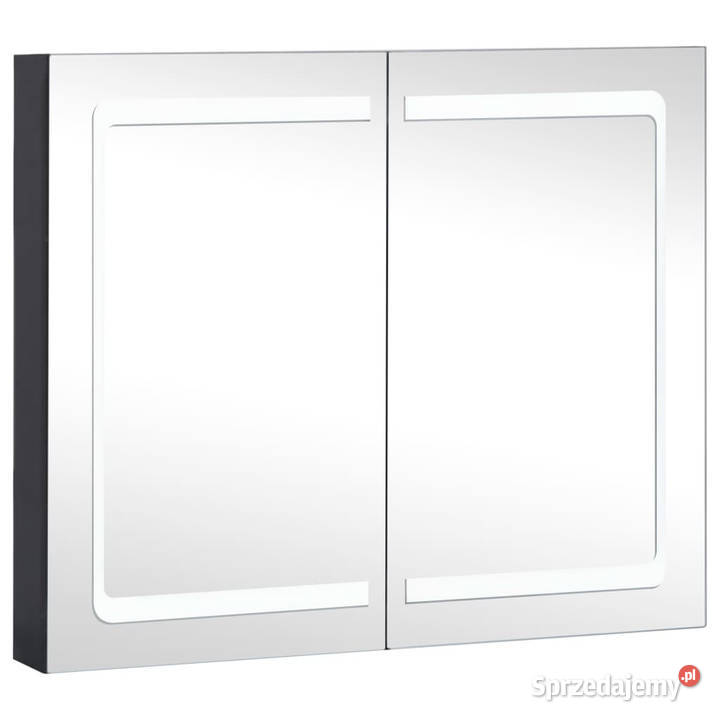Szafka łazienkowa z lustrem i LED 80x122x68 mazowieckie Warszawa