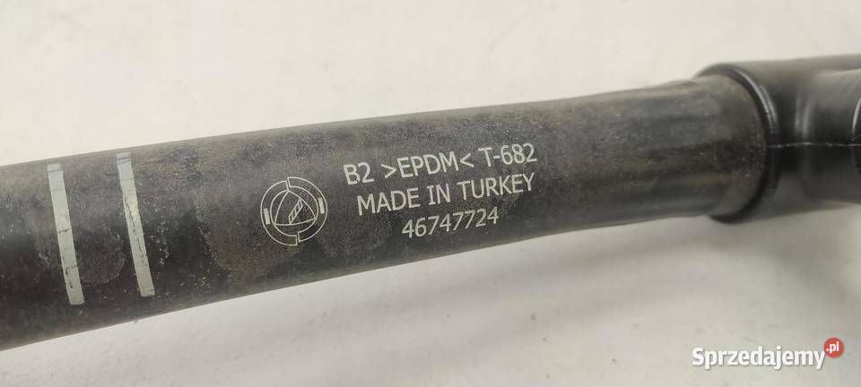 PRZEWÓD ELASTYCZNY CHŁODNICY FIAT DOBLO 20002005 sprzedam