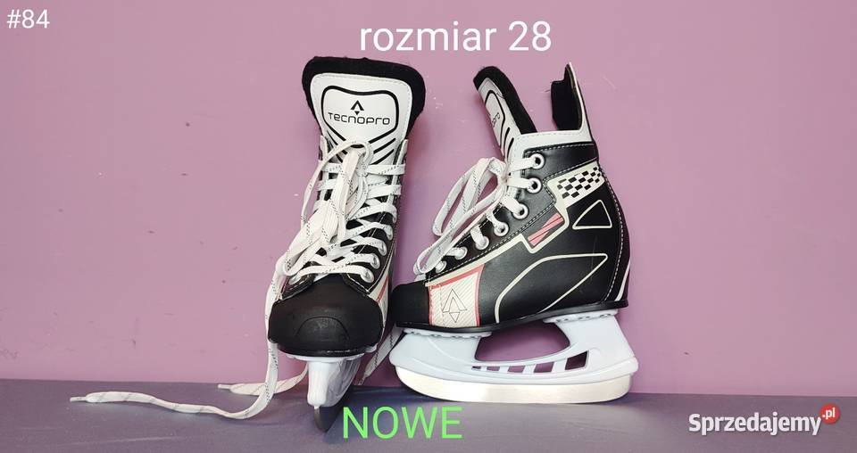 NOWE łyżwy hokejowe TecnoPro dzieci rozmiar 28 Łyżwiarstwo i hokej Jasień