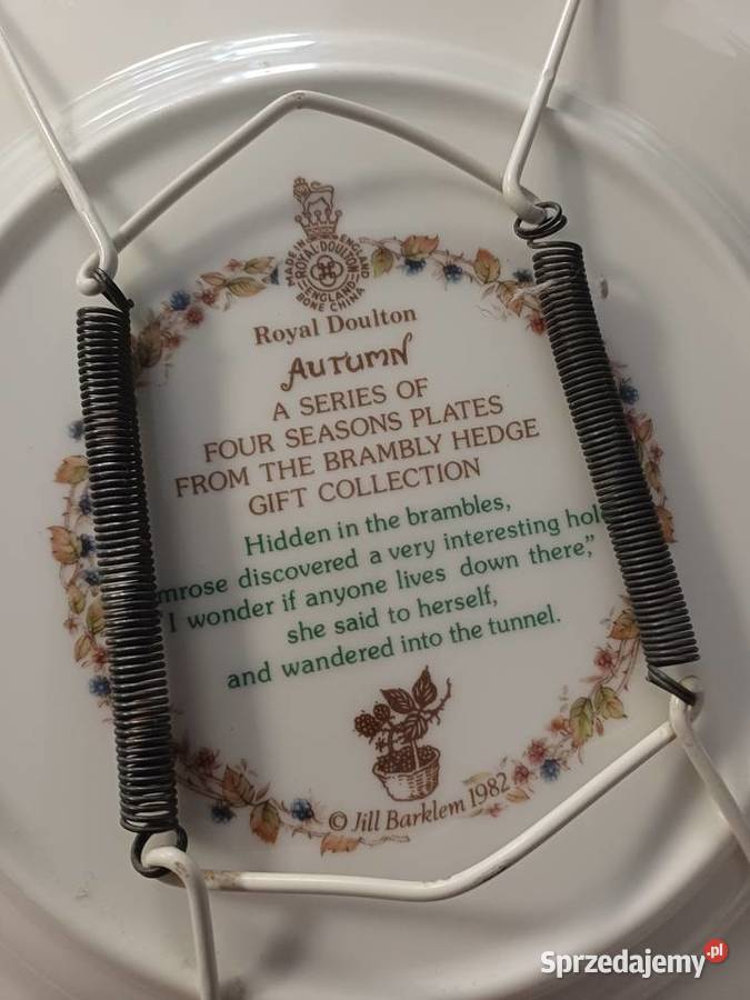 vintage talerze dekoracyjne Porcelana i szkło