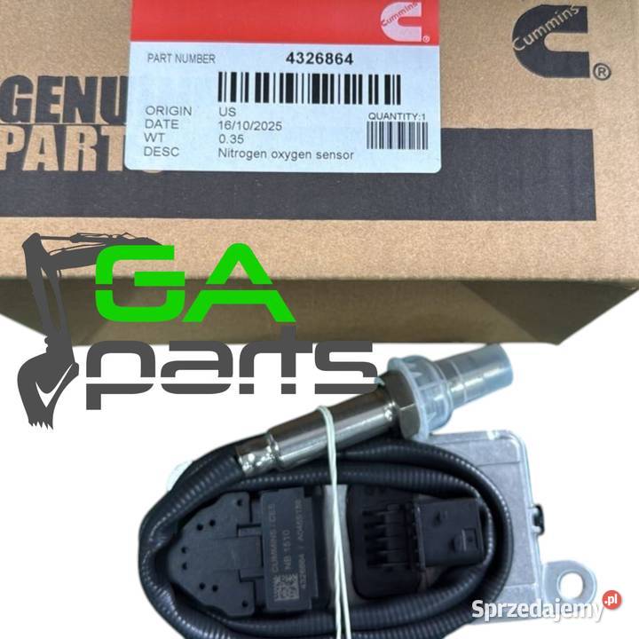 Czujnik NOx Cummins 4326864 Nowy Oryginał 24V warmińsko-mazurskie Olsztyn