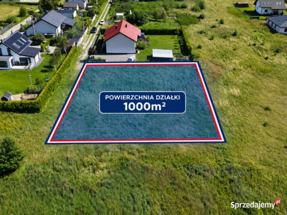 Działka budowlana 1000 m 5 morza zachodniopomorskie Rusko