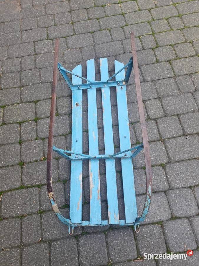 Sanki metalowe wygodne duże żeliwne z okresu PRL lubelskie Lublin sprzedam