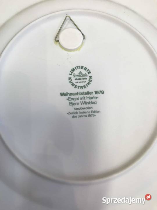 Talerz dekoracyjny Rosenthal Bjrn Wiinblad 1978r Pozostałe Kielce