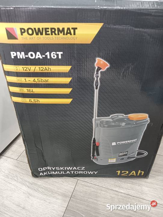 Opryskiwacz akumulatorowe Powermat 16 l dolnośląskie Wałbrzych