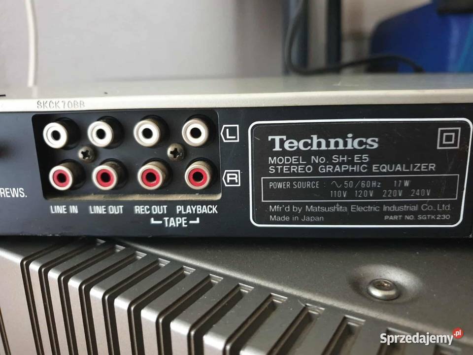 Technics SHE5 korektor graficzny