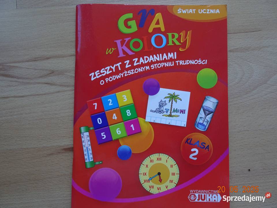 Gra w kolory Zeszyt z zadaniami o podwyższonym Podręczniki Kraków sprzedam