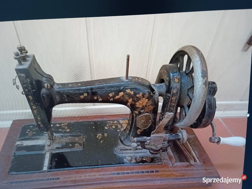 Antyk stara maszyna do szycia Andrychów