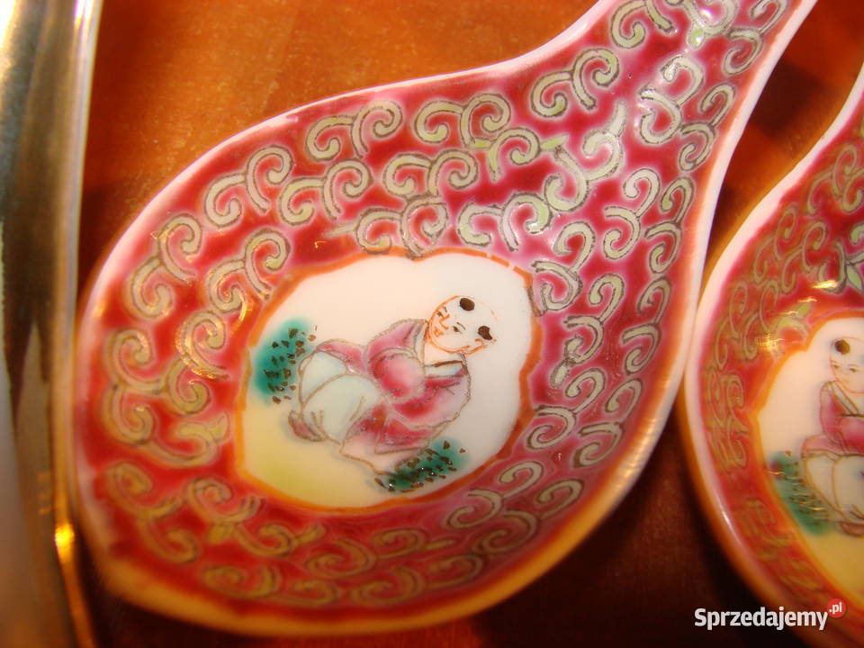 chińskie porcelanowe łyżki do zupy Pruszcz Gdański sprzedam