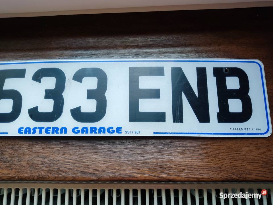 Tablica rejestracyjna GB opolskie Głuchołazy