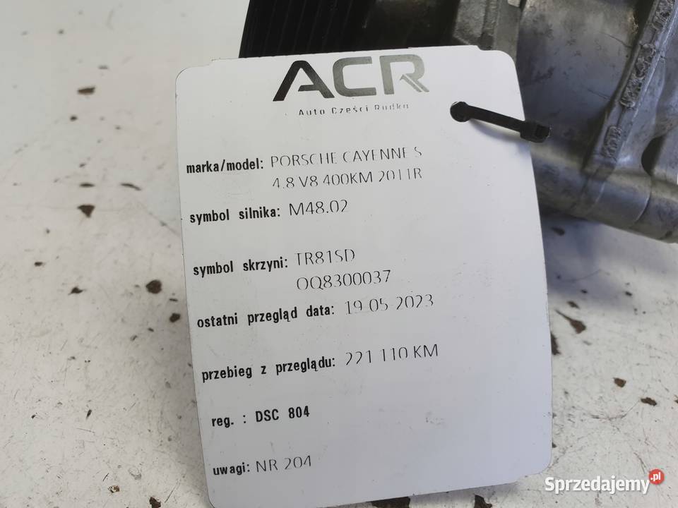 Porsche Cayenne S II 48 V8 POMPA WSPOMAGANIA Rudka sprzedam