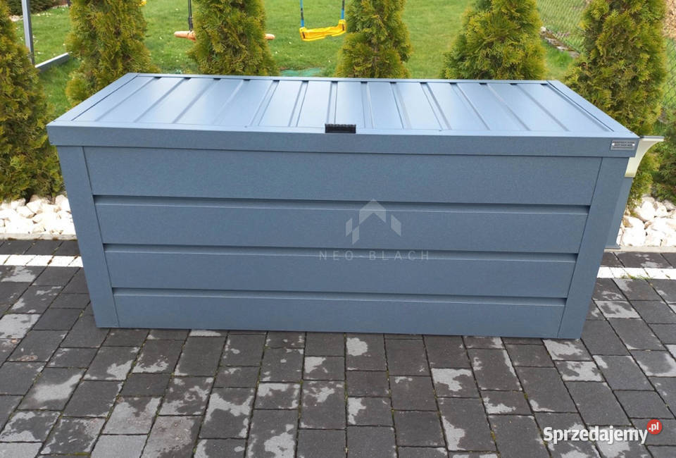 Skrzynia ogrodowa metalowa kufer 150x60x70 Ostrowiec Świętokrzyski