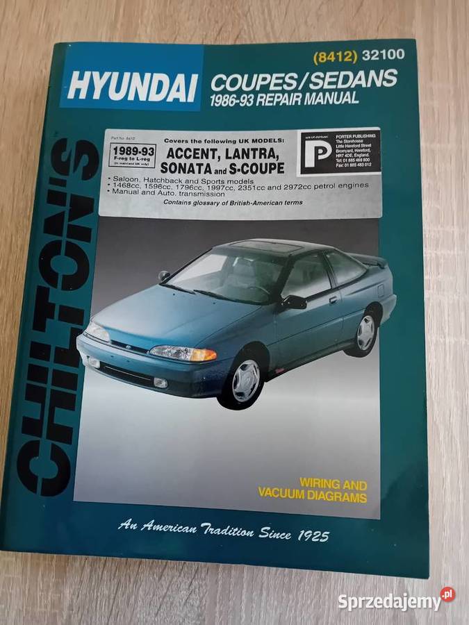 Hyundai 1986 93 Repair Manual Oblekoń