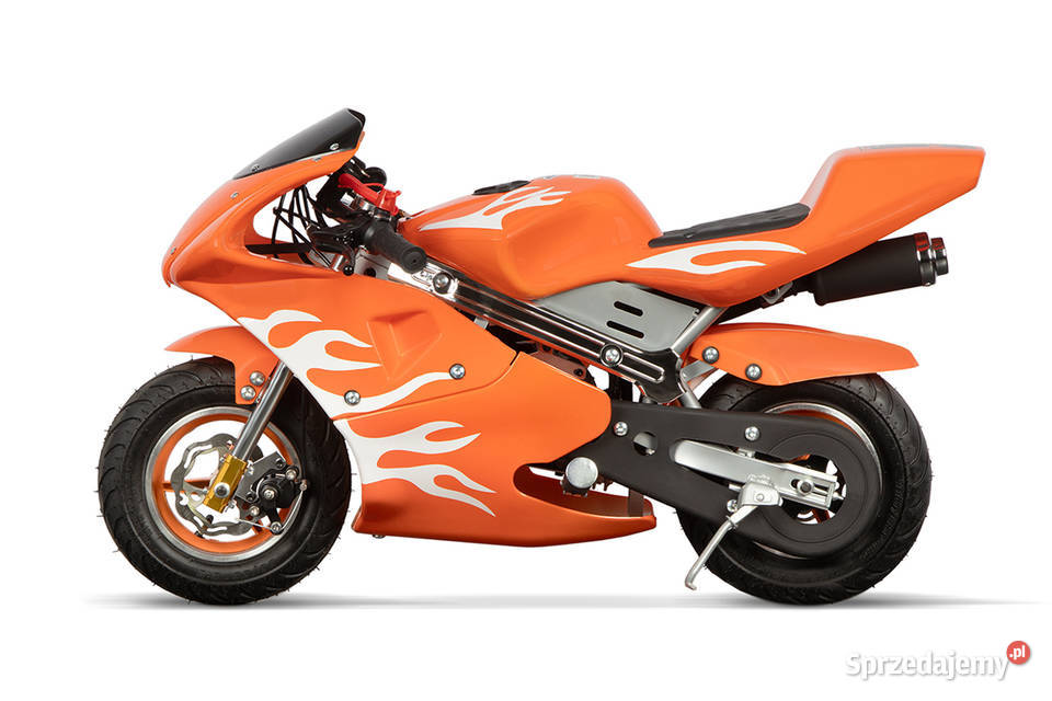 Mini Ścigacz 77 50cc płomienie Pocket Bike lubelskie