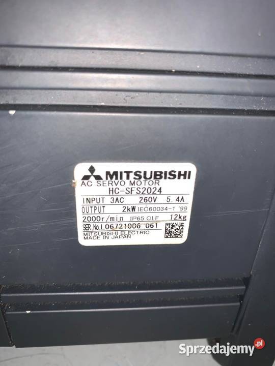 Mitsubishi HCSFS2024 HCSFS2024 AC Servo Motor Warszawa