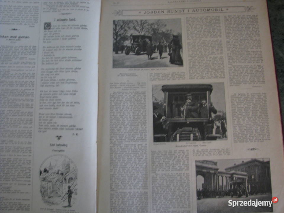 Stary JOURNAL 1902 Stockholm Bielsko-Biała