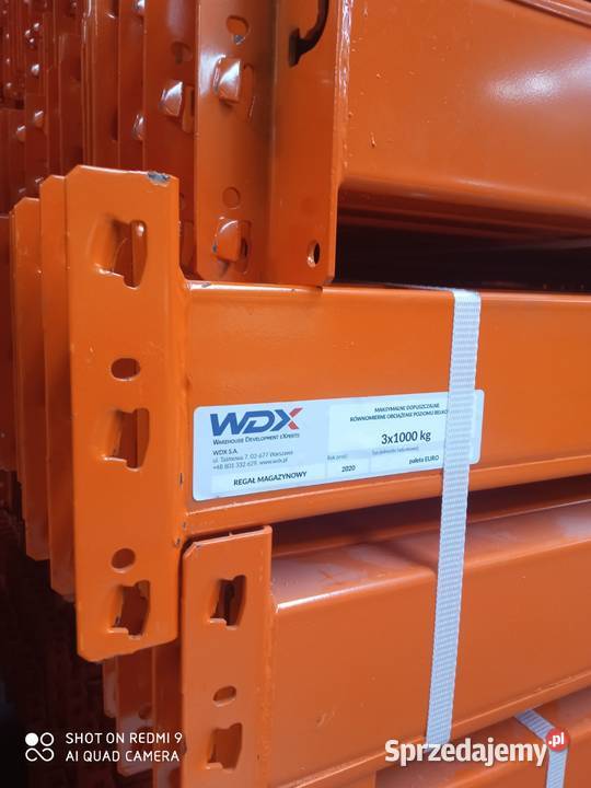Używane regały magazynowe paletowe WDX Karczew