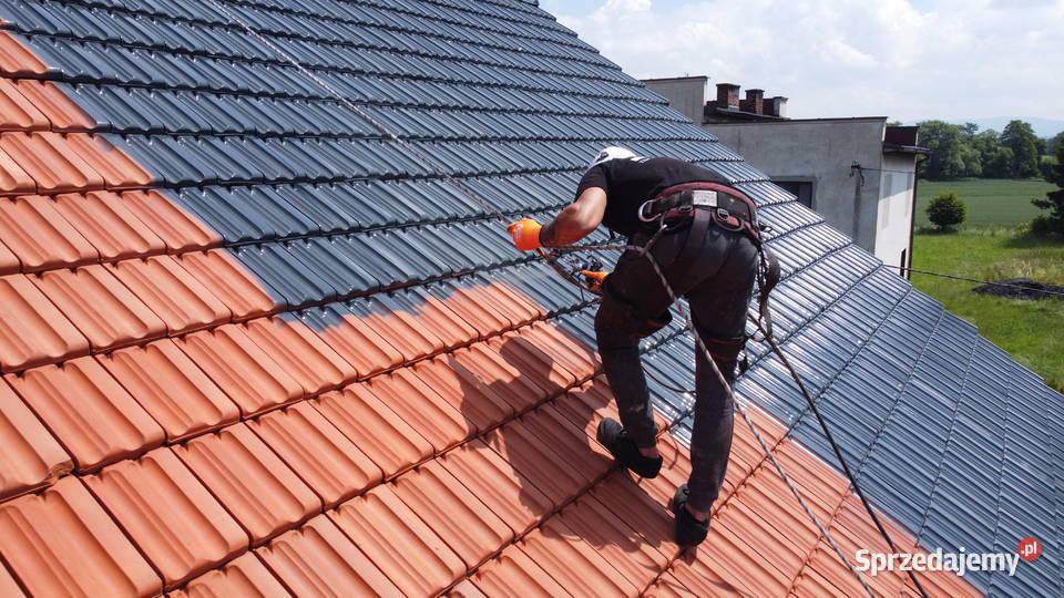 Malowanie dachów Kadach Śląsk Małopolska Mikołów usługi budowlane