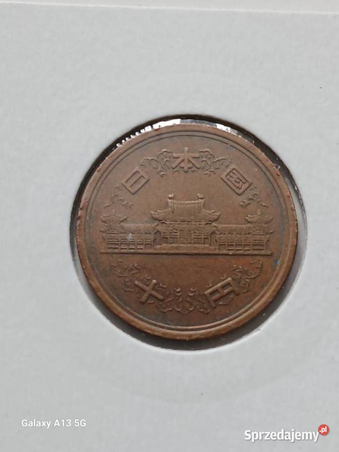 10 Jenów Japonia Hirohito 48 panowania wielkopolskie Konin