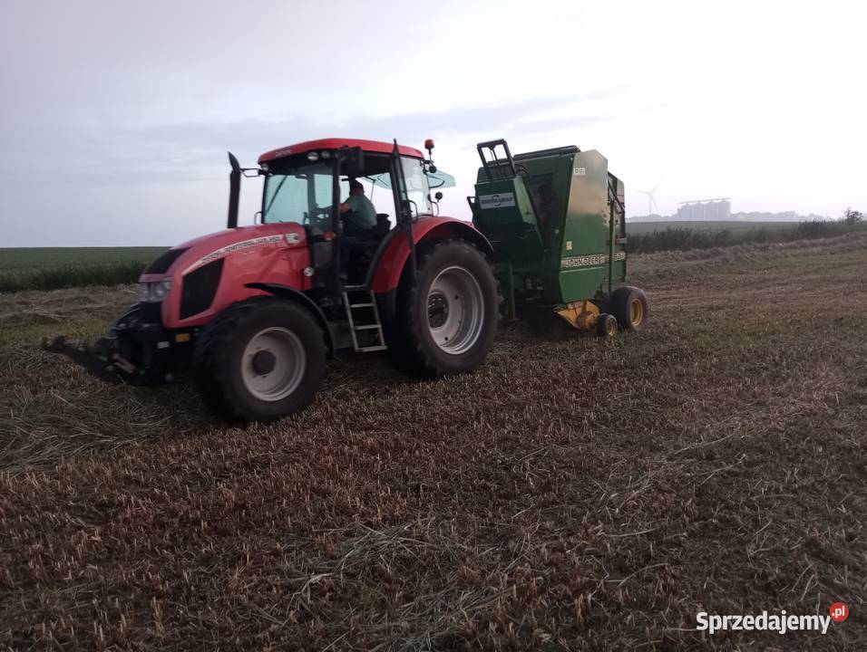 Prasa rolującą John Deere 590 Owijarki do bel wielkopolskie Smuszewo